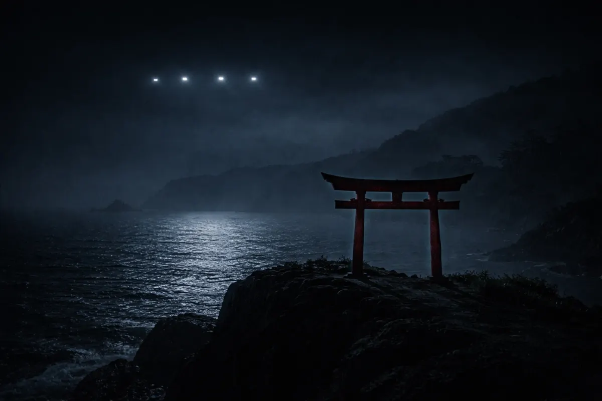 日本のUFO目撃スポット4選｜甲府事件・日本海の4つの光・竹島・広島長崎